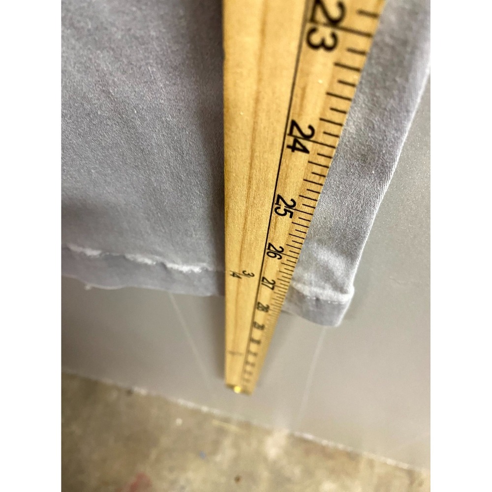 Elliot Mulryan Chino Pants Mens 36x30 Gray Cotton Straight Leg Slash Pocket - Picture 8 of 10